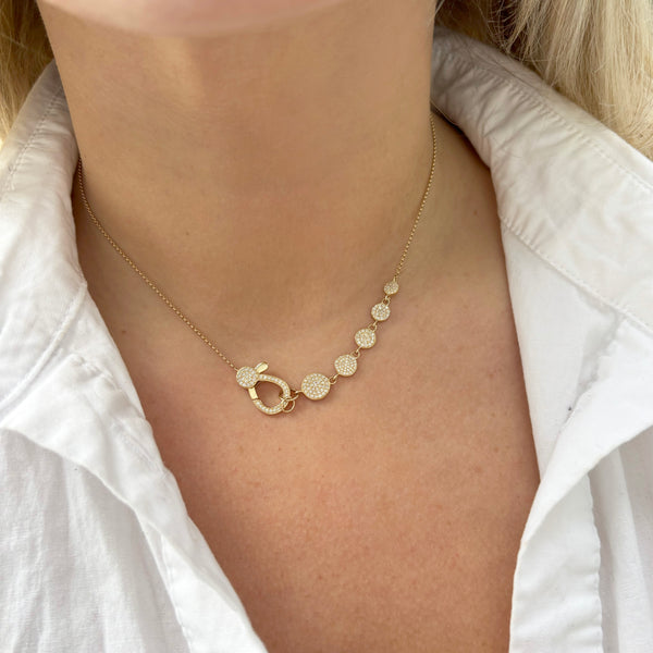 14K GOLD DIAMOND AMANDA NECKLACE