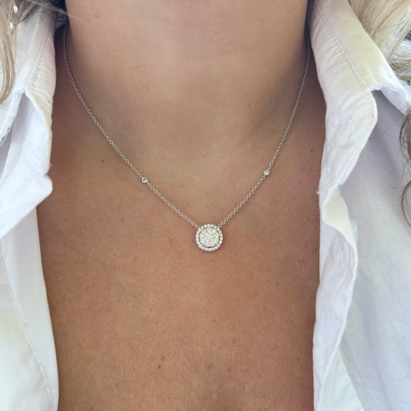 18K GOLD DIAMOND MEDIUM NORA NECKLACE