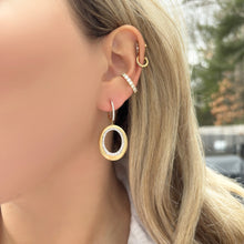 14K GOLD DIAMOND COCO EARRINGS