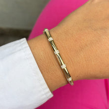 14K GOLD DIAMOND SHIRELLE BANGLE