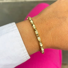 14K GOLD DIAMOND CAILIN BANGLE