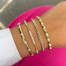 14K GOLD DIAMOND CAILIN BANGLE