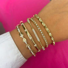14K GOLD DIAMOND CAILIN BANGLE