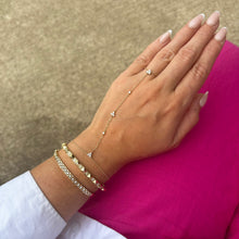 14K GOLD DIAMOND HEATHER HAND CHAIN