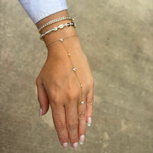 14K GOLD DIAMOND GINA BANGLE