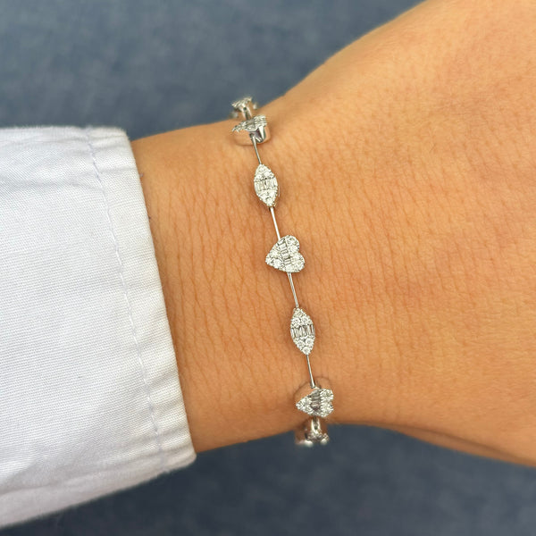 14K GOLD DIAMOND SHIRA BRACELET