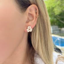 14K GOLD DIAMOND MEDIUM EVIE OVAL STUDS