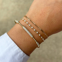 14K GOLD DIAMOND MARGE FLEX BANGLE