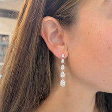 14K GOLD LAB GROWN DIAMOND MILA EARRINGS