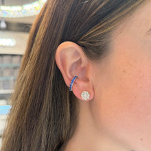 14K GOLD SAPPHIRE SARI EAR CUFF