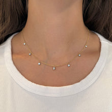 14K GOLD DIAMOND CHANTAL NECKLACE
