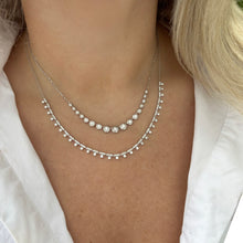 14K GOLD DIAMOND ANGIE BEZEL NECKLACE
