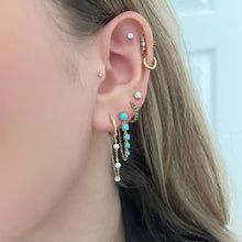 14K GOLD TURQUOISE LINNY EARRINGS