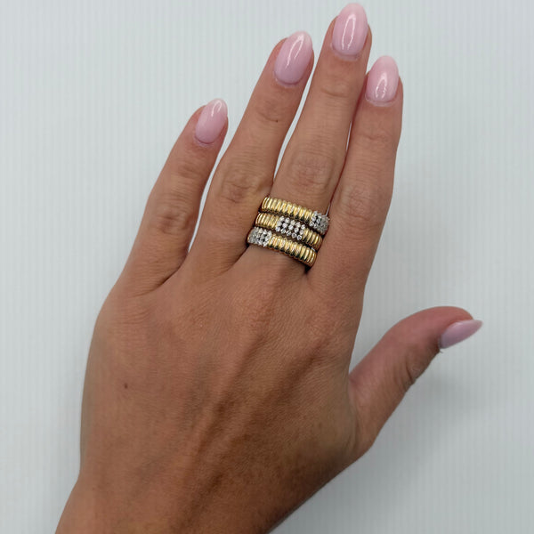 14K GOLD DIAMOND CLARA RING