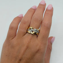 14K GOLD DIAMOND CELINE RING