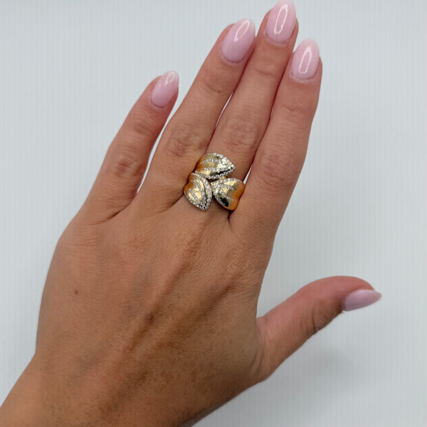 14K GOLD DIAMOND ELAINE RING