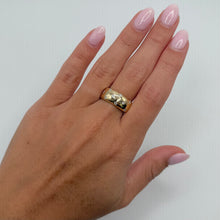 14K GOLD DIAMOND JOANNE RING