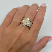 14K GOLD DIAMOND CARMEN RING