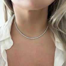 14K GOLD 4.08 CT DIAMOND ADDISON CHOKER