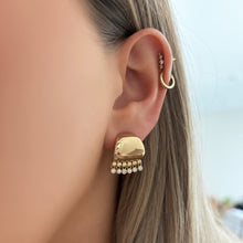 14K GOLD DIAMOND MORGAN EARRINGS