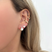 14K GOLD .50 CT LAB GROWN DIAMOND SINGLE HEART STUD