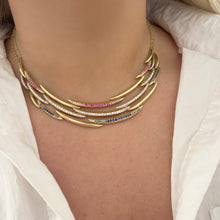 14K GOLD DIAMOND RELLA NECKLACE