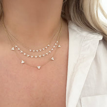 14K GOLD DIAMOND LARGE HEATHER NECKLACE