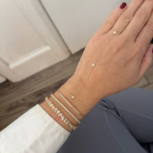 14K GOLD DIAMOND DEBRA HAND CHAIN