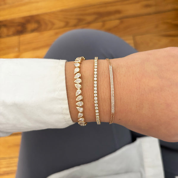 14K GOLD DIAMOND 3CT GILA TENNIS BRACELET