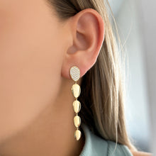 14K GOLD DIAMOND COURTNEY EARRINGS