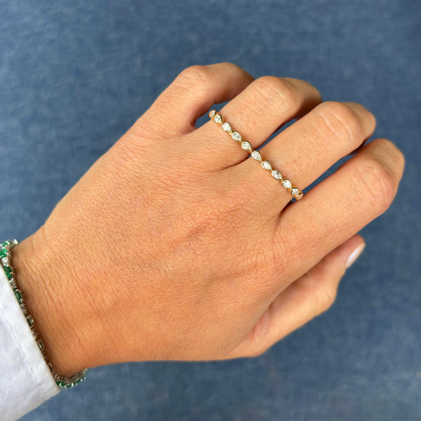 14K GOLD DIAMOND DAPHNE RING