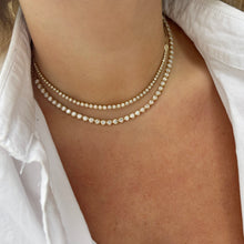 14K GOLD DIAMOND ZOE BEZEL NECKLACE