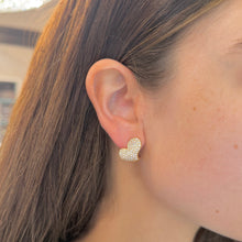 14K GOLD DIAMOND ELLA HEART EARRINGS