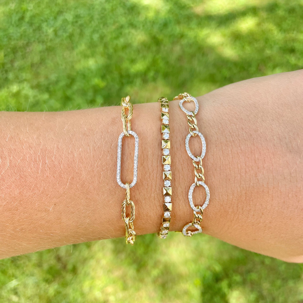 14K GOLD DIAMOND MARTHA BRACELET – Jen K Online