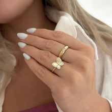 14K GOLD DIAMOND BAYLA BUTTERFLY RING