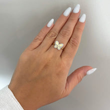 14K GOLD DIAMOND BAYLA BUTTERFLY RING