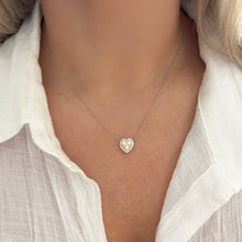 14K GOLD DIAMOND BLAIRE HEART NECKLACE