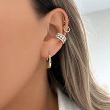 14K GOLD CASEY HOOPS