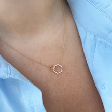 14K GOLD DIAMOND ALIZA NECKLACE