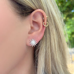 14K GOLD DIAMOND GRACE STUDS