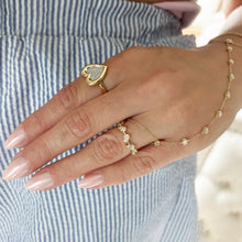 14K GOLD DIAMOND EVIE HEART RING