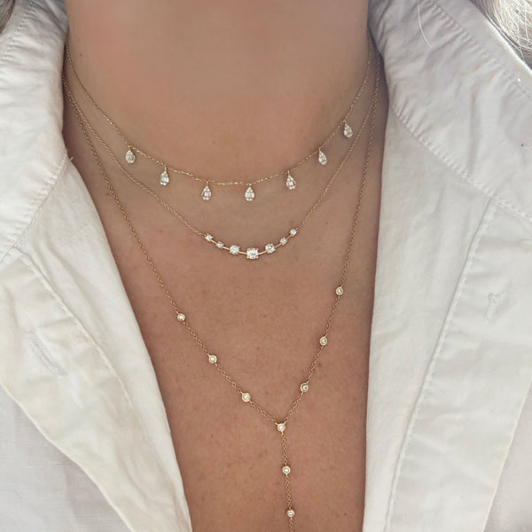 14K GOLD DIAMOND ASHLEIGH NECKLACE