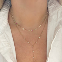 14K GOLD DIAMOND RUBY LIOR NECKLACE