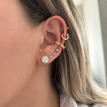 14K GOLD DIAMOND DIANE EAR CUFF