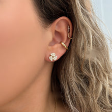 14K GOLD DIAMOND NESSA STUDS