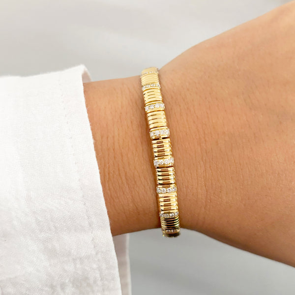 14K GOLD DIAMOND REBECCA BRACELET