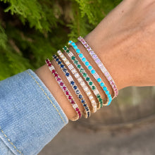 14K GOLD DIAMOND AND RUBY LAUREN BRACELET
