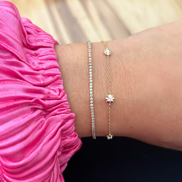 14K GOLD DIAMOND DAPHNE BRACELET