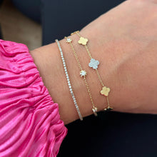 14K GOLD DIAMOND DAPHNE BRACELET
