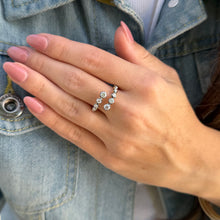 14K GOLD DIAMOND SARI RING